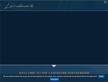 Tablet Screenshot of landmark-partners.com